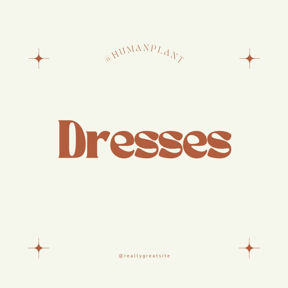 Dresses of a variety of sizes and styles